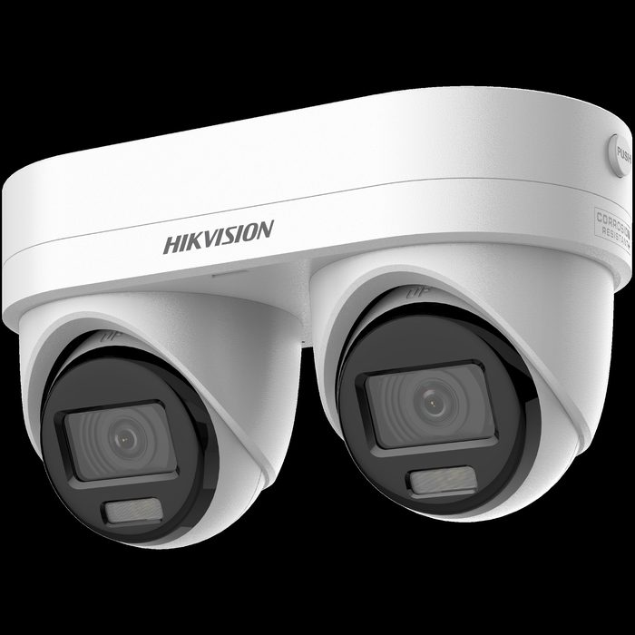 Hikvision dual-lens turret camera